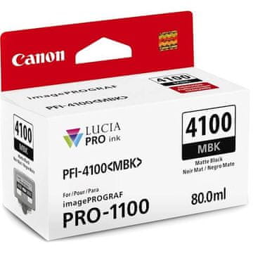 Canon Tinta PFI-4100 za pisač IMAGEPROGRAF PRO-1100, 80 ml, mat crna (6776C001AA)