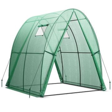Northix Prijenosni staklenik 181x181x200 cm PE pokrov i rolo vrata