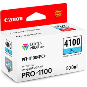 Canon Tinta PFI-4100 za pisač IMAGEPROGRAF PRO-1100, 80 ml, foto cijan (6781C001AA)