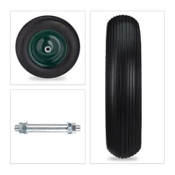 Northix Kotač za kolica 4.80 / 4.00-8 s osovinom – otporan na probijanje