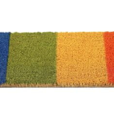 Northix Duga otirača za vrata od kokosa 60x40 cm, ekološki prihvatljiv dizajn, neklizajući PVC