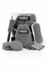 Farrot Set za pranje automobila: spužva, četka, krpa od mikrovlakana, 9 komada.