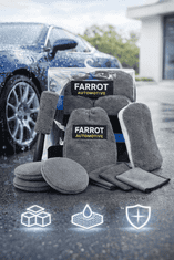 Farrot Set za pranje automobila: spužva, četka, krpa od mikrovlakana, 9 komada.