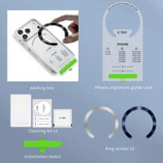 Tech-protect Magnetic magnetski prsten za MagSafe 2kom, plavi/ srebrni