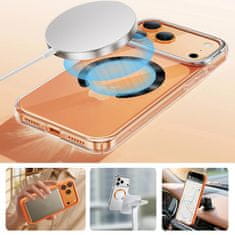 Tech-protect Magnetic magnetski prsten za MagSafe 2kom, crni / narančasti