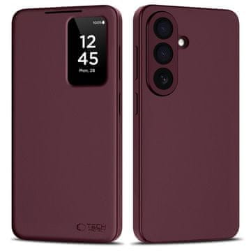 Tech-protect Smart Wallet knjižna futrola za Samsung Galaxy S26 Plus, mulberry