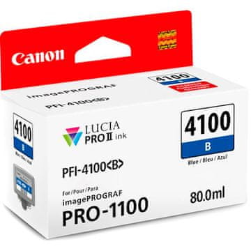 Canon PFI-4100 tinta za pisač IMAGEPROGRAF PRO-1100, 80 ml, plava (6786C001AA)