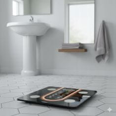Farrot pametna vaga za analizu tijela – Bluetooth aplikacija FeelFit, 21 mjerenje, 180 kg | 24 mjeseca jamstva