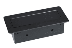 Izoxis Namještajna utičnica 21659, 3x shuko, sa kablom 1,8m, crna