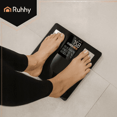 Ruhhy Vaga osobna digitalna RUHHY 20675, BIA, do 226kg, Bluetooth, crna