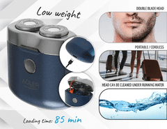 Adler Putni aparat za brijanje AD 2937, 2 glave, USB