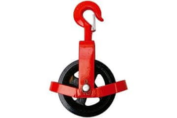 Ostatní Remenica EURO tools 139278 Masonry pulley S, 500/0.5 t, C hook, cover