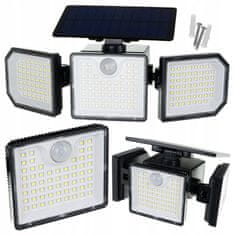 Izoksis 167 LED solarna lampa 500lm sa senzorom pokreta 1800mAh IP65 6000-6500K