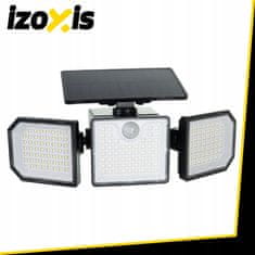 Izoksis 167 LED solarna lampa 500lm sa senzorom pokreta 1800mAh IP65 6000-6500K