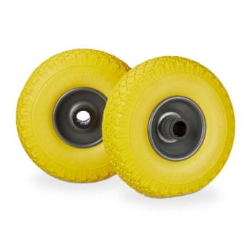 Northix Kotači za kolica 2 kom PU guma brez zraka s ležaji