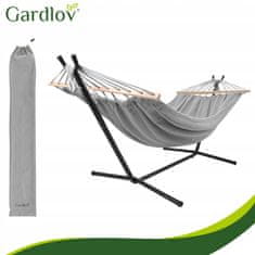 Malatec XXL vrtna viseća mreža 200x150cm do 250kg na metalnom stalku