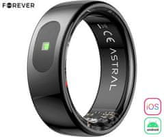 Forever Astral SR-100 pametni prsten, veličina 13, BT 5.2, crni