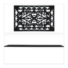 Northix Gumena prostirka za vrata s cvjetnim uzorkom i neklizajućom podlogom