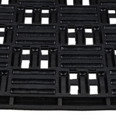 Northix Gumena mreža za otirač na vratima s perforiranim dizajnom i protukliznom podlogom