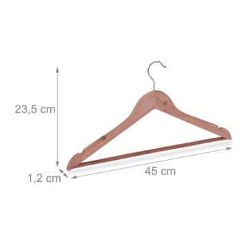 Northix Vješalice od cedrovine – set od 12 komada s prirodnim mirisom