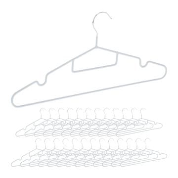 Northix Set od 24 gumirane vješalice za kapute – neklizajuće