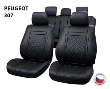 Cappa Navlake za autosjedala Perfetto VL Peugeot 307 crna