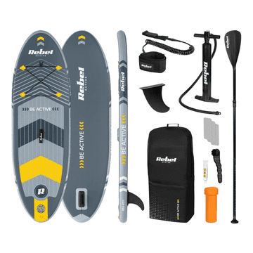Rebel SUP daska ACTIVE RBA-4511, 244x76x10 cm, set, do 86 kg