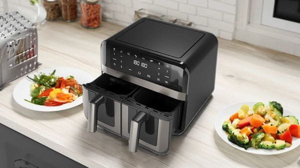 Dvostruka košara za dvostruki kapacitet kuhanja