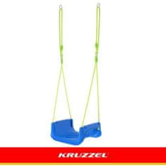 Kruzzel Dječja ljuljačka 3u1 s ogradom - Zelena/Plava