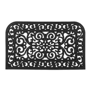 Northix Gumena otiračica za vrata s ukrasnim ornamentima i protukliznom podlogom