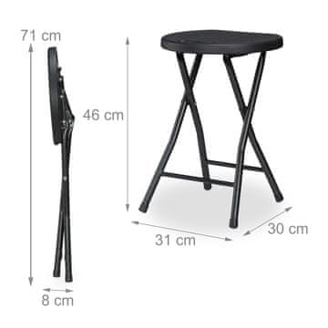 Northix Viseča košara za sadje s 3 nivoji bakrena kovinska mreža