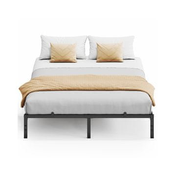 Songmics Okvir za jednokrevetni krevet 90x200 cm crni