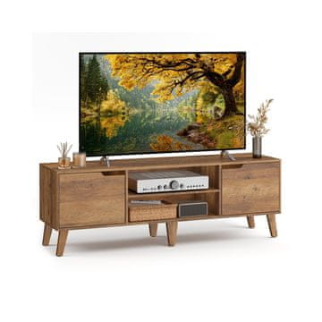 Songmics TV stalak 147x39x50 cm smeđi