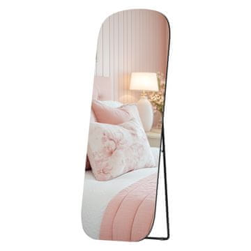 Songmics Ogledalo pune duljine 160x50 cm Crno