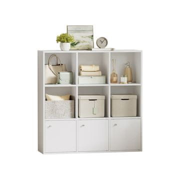 Songmics Knjigovodstveni regal 29x975x975 cm Bijela