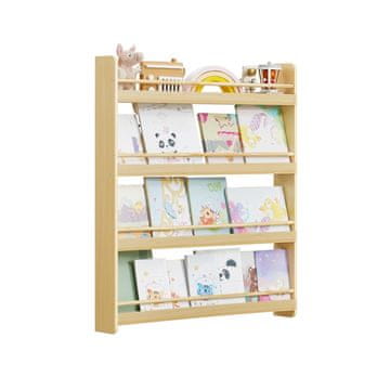 Songmics Knjigovodstveni regal 12x80x100 cm smeđi