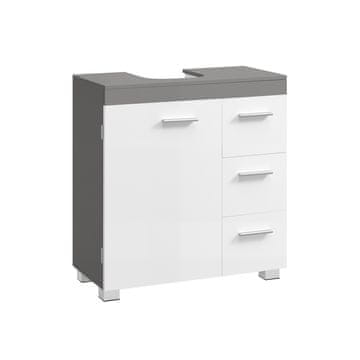 Songmics Kupaonska ormarić 30x60x64 cm Bijela