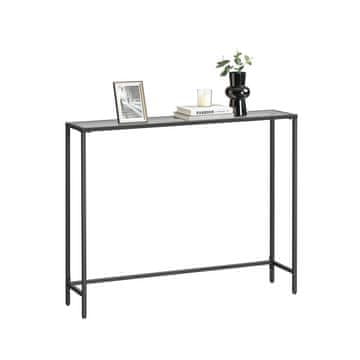 Songmics Konzolni stol 20x100x80 cm Crni