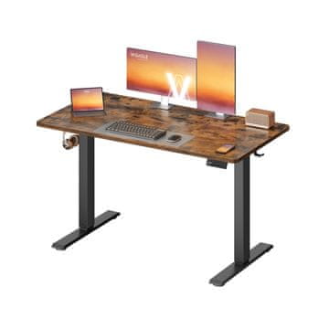 Songmics Podesivi radni stol 120x60x72-120 cm smeđi