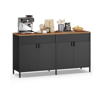 Songmics Ormarić za pohranu 40x141x76 cm smeđi