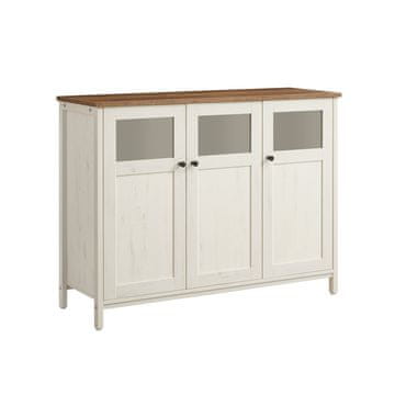 Songmics Komoda 35x100x75 cm smeđa