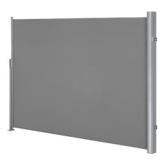 Songmics Bočni tende 160x400 cm siva