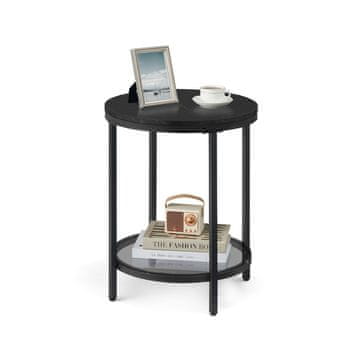 Songmics Bočni stol 45x55 cm Crni