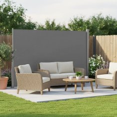 Songmics Bočni tende 160x400 cm siva