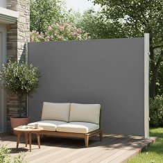 Songmics Bočni tende 160x400 cm siva