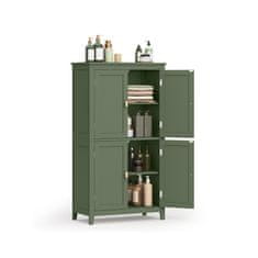 Songmics Kupaonska ormarić 30x60x110 cm Zeleno