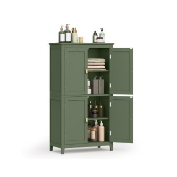 Songmics Kupaonska ormarić 30x60x110 cm Zeleno