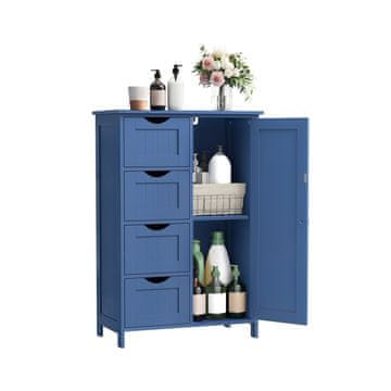 Songmics Komoda 30x55x82 cm Plava