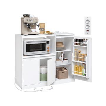 Songmics Kuhinjski ormarić 40x90x90 cm Bijeli