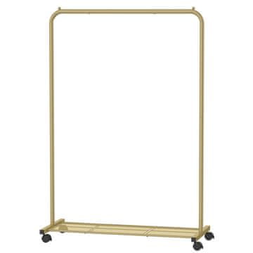 Songmics Stalak za odjeću 405x91x158 cm Zlatni